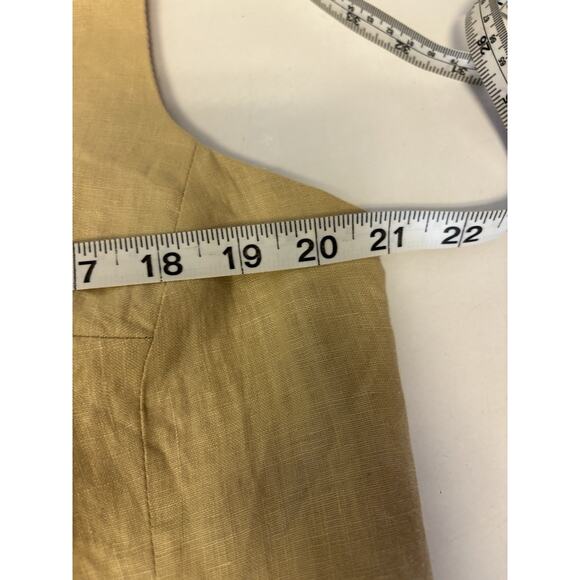 Merona Tan Linen Tank Top XL - Picture 5 of 5